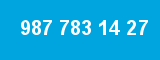 987 783 14 27 987 783 14 27